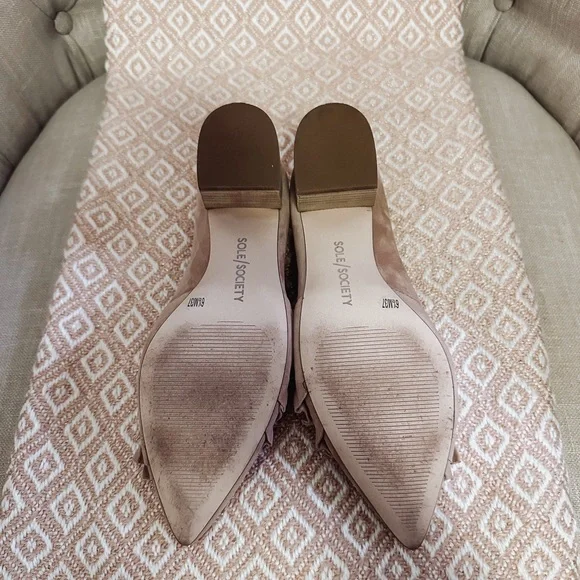 Sole Society Tan Flats Elegant Loafers - Picture 4 of 4